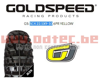 Goldspeed SC4 22.5X9-10 6PR YELLOW