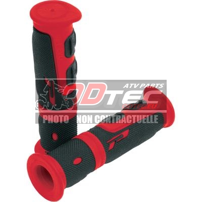 GRIPS DOUBLE DENSITY ATV 964 CLOSED END BLACK/RED